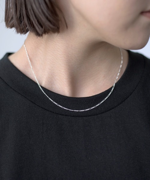 SETUP7（セットアップセブン） ネックレス 「SETUP7」シルバーフィガロ