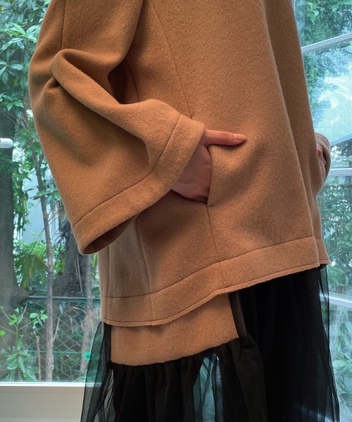AVIE ワンピース メルトン切替チュールドレス : ZOZOTOWN Yahoo!店 