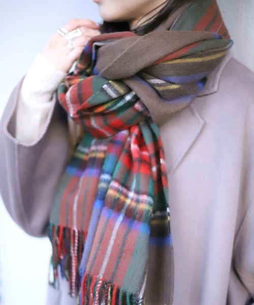 SLOBE IENA TWEED MILL ツイードミルストール SLOBE IENA ストール 【TWEEDMILL/ツイードミル】ストール