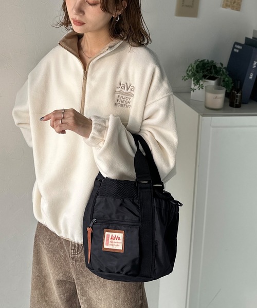 Java ショルダーバッグ バッグ 「JaVaジャバ 別注」ころんと可愛い