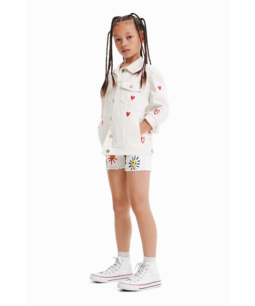 Desigual（デシグアル） デニムジャケット アウター ハート オーバー 