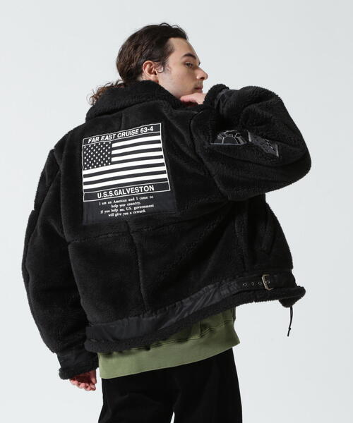 ジャケット ミリタリージャケット レトロ ボア B-3 トップガン / RETRO BOA B-3 TOPGUN レトロ ボア トップガン RETRO BOA ポリエステル100%，