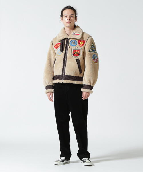 ジャケット ミリタリージャケット レトロ ボア B-3 トップガン / RETRO BOA B-3 TOPGUN レトロ ボア トップガン RETRO BOA ポリエステル100%，