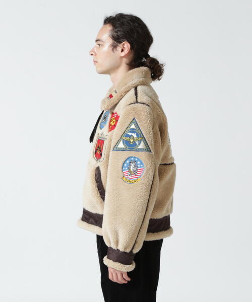 ジャケット ミリタリージャケット レトロ ボア B-3 トップガン / RETRO BOA B-3 TOPGUN レトロ ボア トップガン RETRO BOA ポリエステル100%，