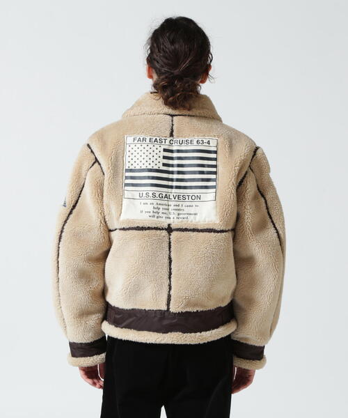 ジャケット ミリタリージャケット レトロ ボア B-3 トップガン / RETRO BOA B-3 TOPGUN レトロ ボア トップガン RETRO BOA ポリエステル100%，