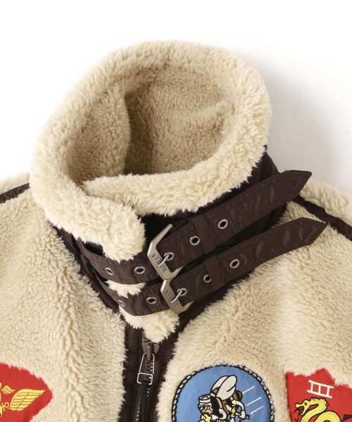 ジャケット ミリタリージャケット レトロ ボア B-3 トップガン / RETRO BOA B-3 TOPGUN レトロ ボア トップガン RETRO BOA ポリエステル100%，