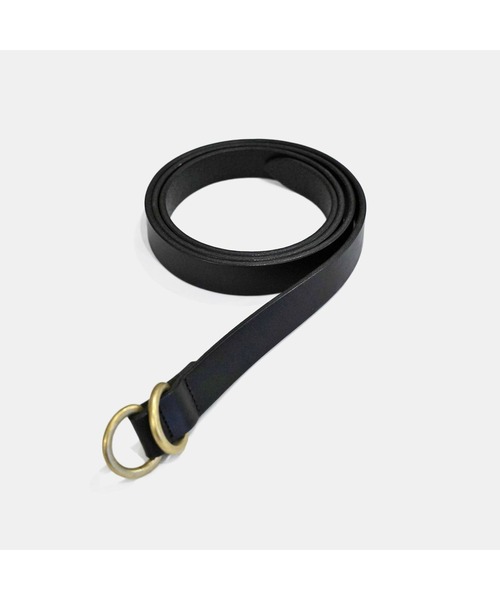 【YOKO SAKAMOTO】STANDARD RING BELT SLIM Yoko Sakamoto Slim Ring Belt, Black with Silver – Glasswing