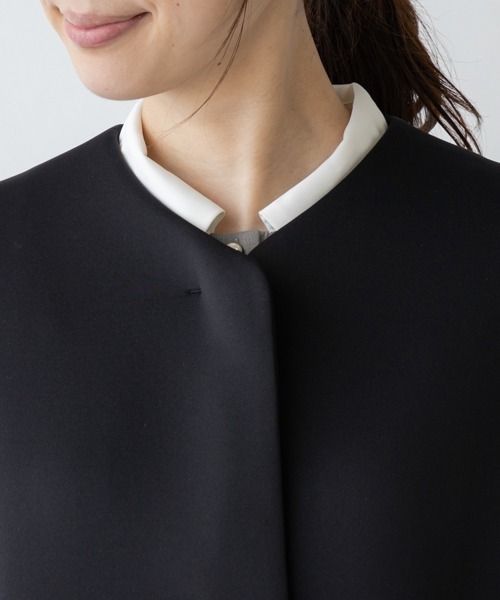 Sono（ソーノ） ノーカラーコート コート 日本製/UVカット/蓄熱/2WAY