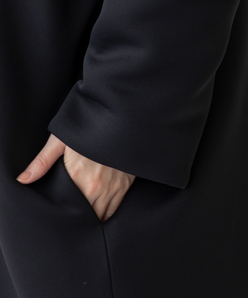 Sono（ソーノ） ノーカラーコート コート 日本製/UVカット/蓄熱/2WAY