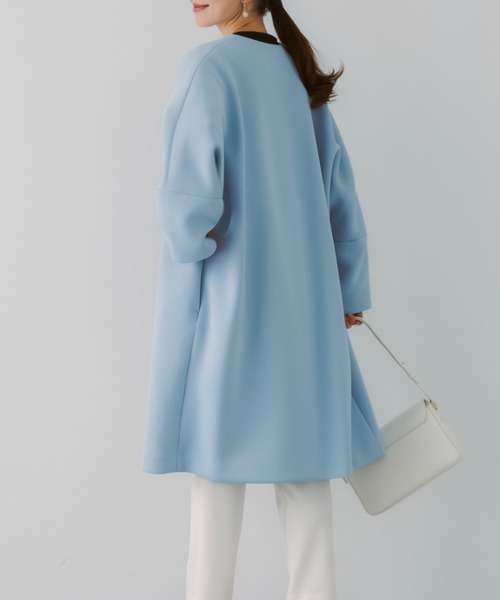 Sono（ソーノ） ノーカラーコート コート 日本製/UVカット/蓄熱/2WAY