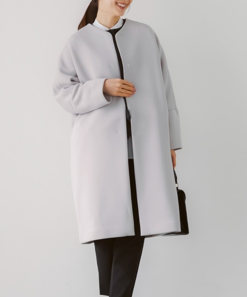 Sono（ソーノ） ノーカラーコート コート レディース : ZOZOTOWN Yahoo