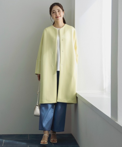 Sono（ソーノ） ノーカラーコート コート レディース : ZOZOTOWN Yahoo