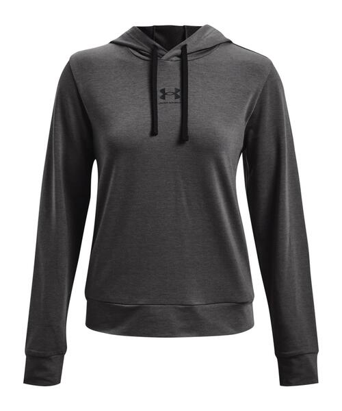 tシャツ UAライバルテリー プルオーバー フーディー（トレーニング/レディース） レディース UNDER ARMOUR tシャツ UAライバルテリー プルオーバー