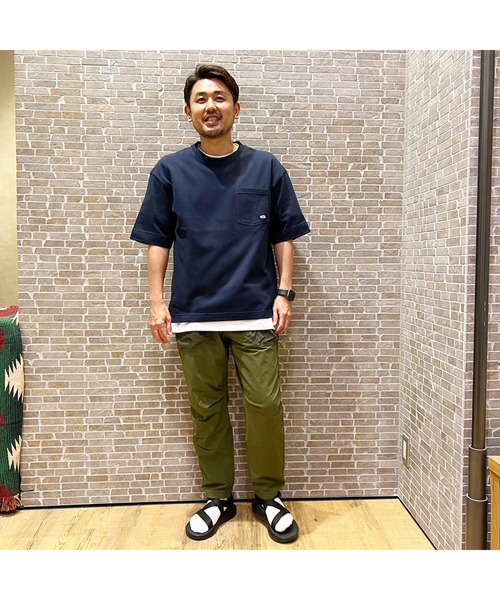 メンズ Tシャツ メタル スリット レイヤード風 半袖Tシャツa1294 楽天市場】Tシャツ 半袖 メンズ ワークシャツ レイヤード風 半袖