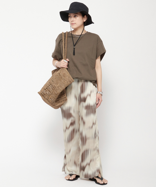 CHICS（シックス） パンツ 【CHICS/シックス】別注 print pants