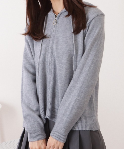 Lace Ladies（レースレディース） ニット セーター フード付コンパクト