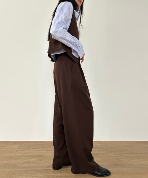 Didot.showroom ワイドパンツ スラックス パンツ 「DIDOT.」ウール
