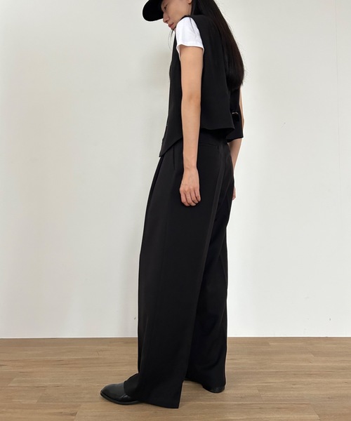 Didot.showroom スラックス パンツ 「DIDOT.」ウールブレンド