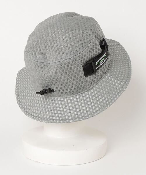 ディッセンバーメイ　メッシュバケットハット　グレー　未使用品 DECEMBERMAY（ディセンバーメイ） キャップ 帽子 Full mesh Bucket hat