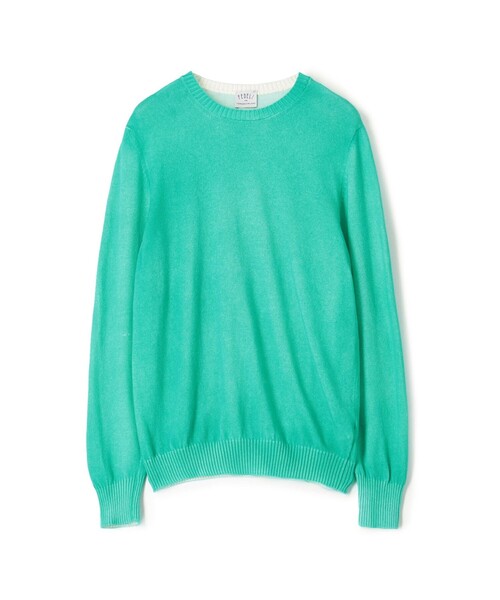 FEDELI(フェデリ) セーター ニット コットン クルーネックプル FEDELI(フェデリ) セーター ニット コットン クルーネックプル
