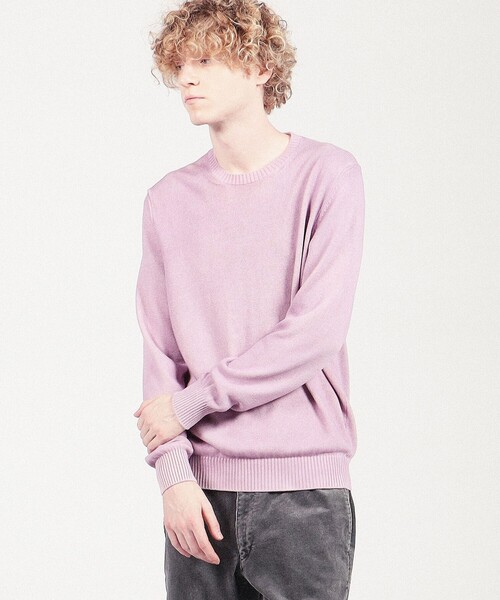 FEDELI(フェデリ) セーター ニット コットン クルーネックプル FEDELI(フェデリ) セーター ニット コットン クルーネックプル