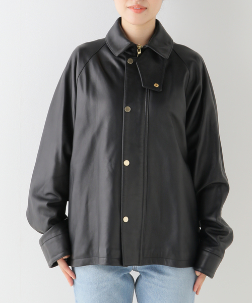 Deuxieme Classe CINQUANTA/チンクアンタ レザーブルゾン CINQUANTA レザーブルゾン（レザージャケット）｜Deuxieme Classe