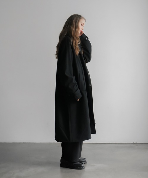 remer ステンカラーコート MEDIUM ブラック メンズ : ZOZOTOWN Yahoo