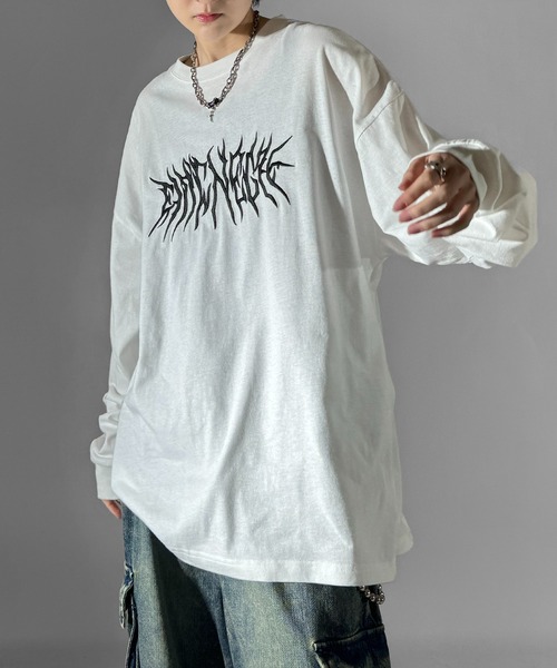 Confirm tシャツ 25SS Y2K グランジ トライバル刺繍 / ロゴ刺繍