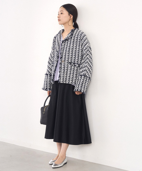 IENA - 【専用です】 IENA 「IENA」 ノーカラージャケット 36 ブルー系その他