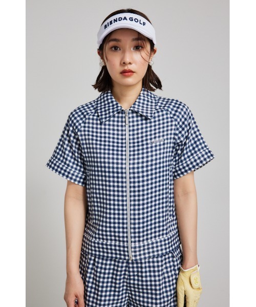 rienda（リエンダ） ブルゾン アウター 「RIENDA GOLF」ギンガム