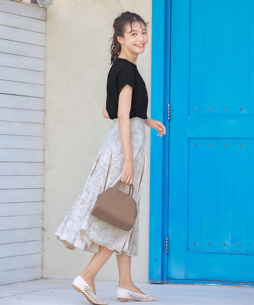 Tiaclasse スカート フラワープリントスカート : ZOZOTOWN Yahoo!店