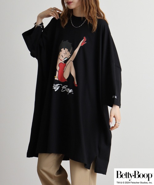 新品　ベティブープ Betty Boop ビックTシャツ BETTY BOOP(ベティブープ)・ビッグTシャツ7013212 | prologueike