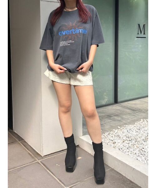 EVRIS パンツ ジャガードショートパンツ レディース : ZOZOTOWN
