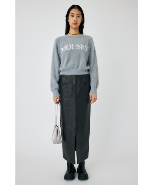 ニット セーター 「一部店舗限定」起毛シャギーロゴニット レディース MOUSSY ニット セーター 「ZOZO・一部店舗限定」SHAGGY LOGO