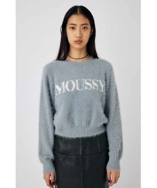 MOUSSY ニット セーター 「ZOZO・一部店舗限定」SHAGGY LOGO