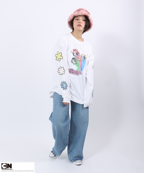 【POWERPUFF GIRLS】パワーパフガールズ パワパフ ロンT tシャツ THE POWERPUFF GIRLS（パワーパフ ガールズ