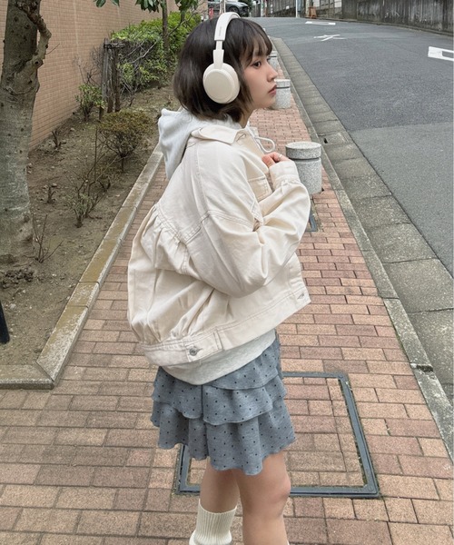 AS KNOW AS（アズノゥアズ） デニムジャケット gジャン ダブルポケット