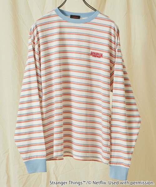 ストレンジャー・シングス ストライプシャツ FREEサイズ FREAK'S STORE tシャツ Stranger Things × STORE/ストレンジャー