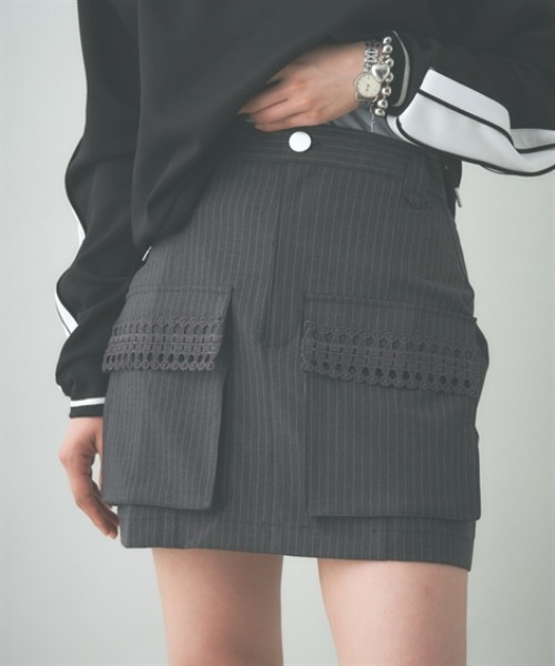 alice auaa ストライプ ミニスカート アリスアウアア ミニスカート alice auaa ストライプ ミニスカート