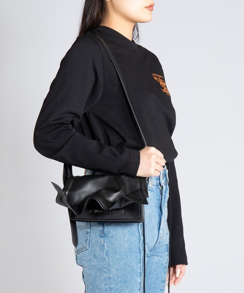 Y/Project レザー ショルダーバッグ | ブラック | FARFETCH JP