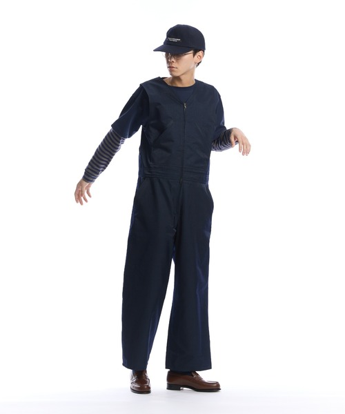 サロペット・オーバーオール・オールインワン pb THE BOLDMAN オーバーオール サロペット Cross Shoulder