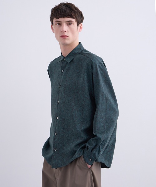 UNITED TOKYO シャツ アートプリントシャツ L/S メンズ