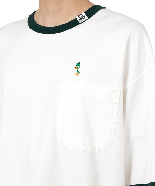 MAISON MIHARA YASUHIRO tシャツ LEON Embroidery Ringer T