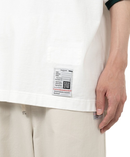 【MIHARAYASUHIRO】Leon Embroidery リンガーTシャツ 全２色 MAISON MIHARA YASUHIRO tシャツ LEON Embroidery Ringer T