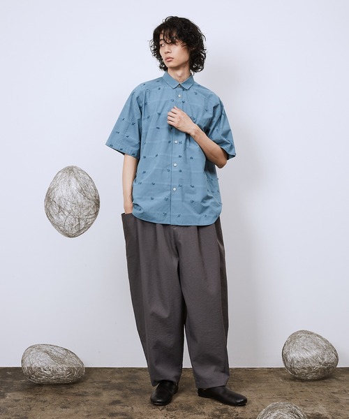 Dulcamara（ドゥルカマラ） シャツ LogoカットJQショートヨークSL