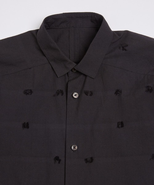 Dulcamara（ドゥルカマラ） シャツ LogoカットJQショートヨークSL