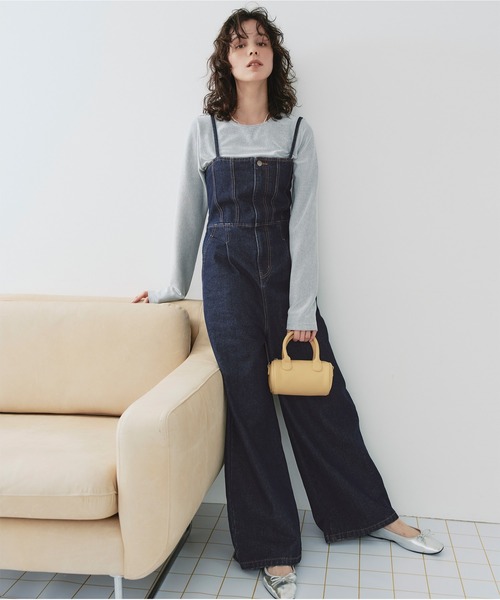 titivate（ティティベイト） オールインワン キャミソールデニム