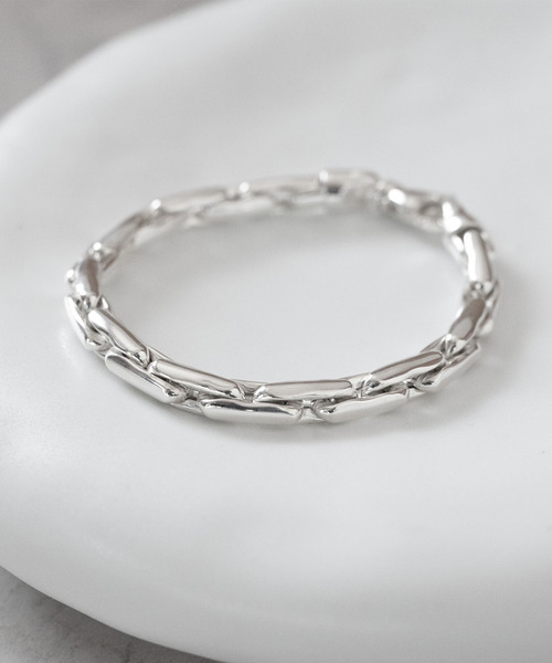 けんぼう様 シルバー チェーン45cm & スネーク ブレスレット 20cm SENTI（センティ） ブレスレット センティ / WIDE SNAKE BRACELET