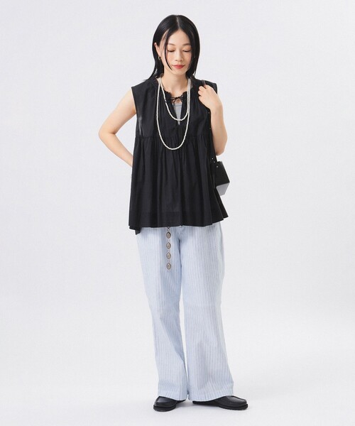 BEAMS BOY スラックス BEAMS BOY（ビームス ボーイ）maturely / ストレッチ