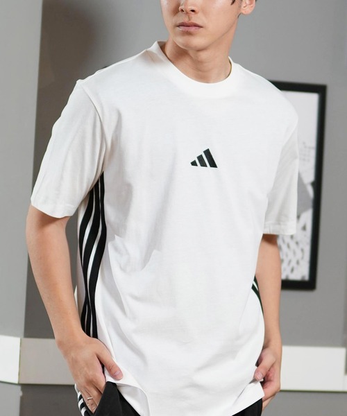 adidas（アディダス） tシャツ 半袖Tee/半袖Tシャツ スリーストライプ